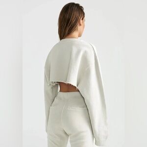 Joah Brown cut off sweatshirt